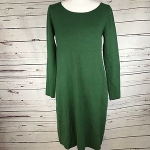 J Jill green sweater dress.  Small